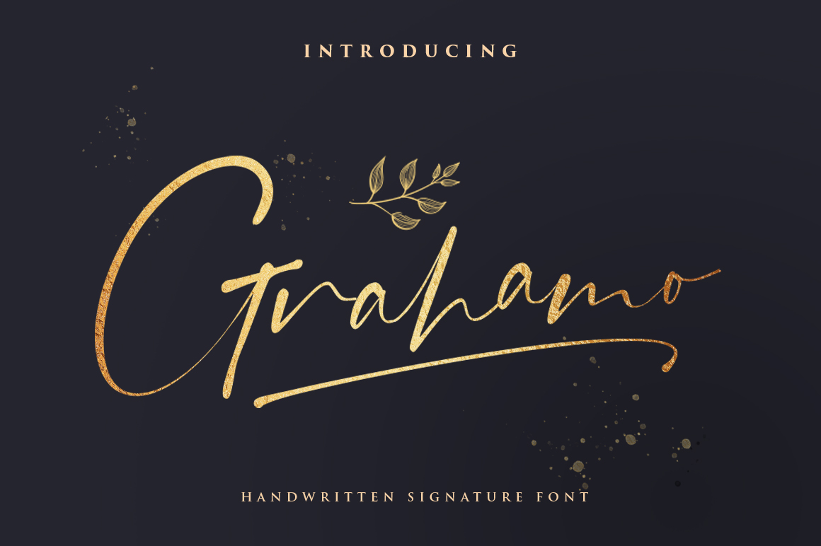 Grahamo Signature Font