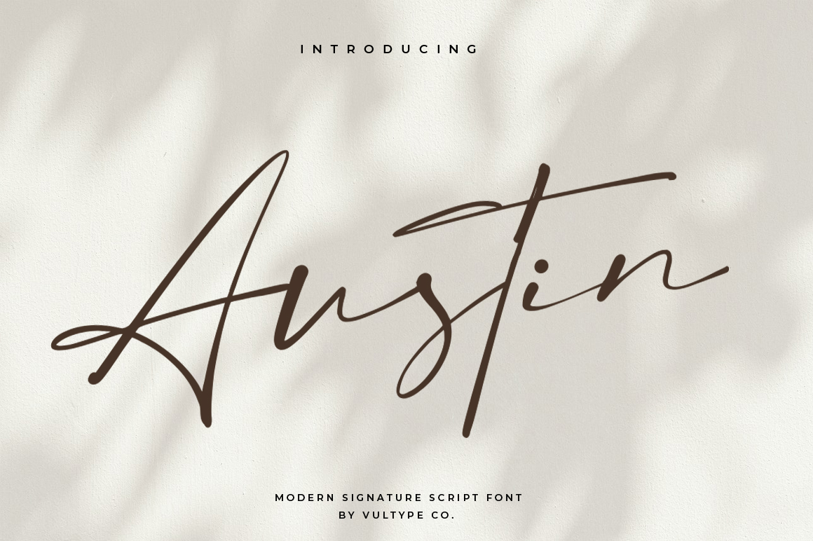 Austin Signature Font